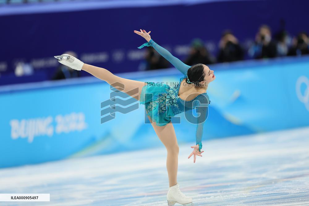 (BEIJING2022)CHINA-BEIJING-OLYMPIC WINTER GAMES-FIGURE SKATING-TEAM EVENT-WOMEN'S SINGLE SKATING-FREE SKATING (CN)