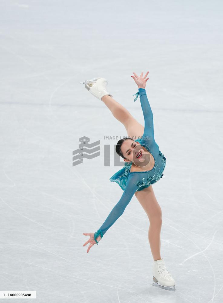 (XHTP)(BEIJING2022)CHINA-BEIJING-OLYMPIC WINTER GAMES-FIGURE SKATING-TEAM EVENT-WOMEN'S SINGLE SKATING-FREE SKATING (CN)