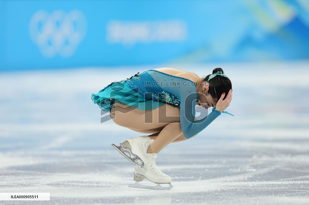 (XHTP)(BEIJING2022)CHINA-BEIJING-OLYMPIC WINTER GAMES-FIGURE SKATING-TEAM EVENT-WOMEN'S SINGLE SKATING-FREE SKATING (CN)