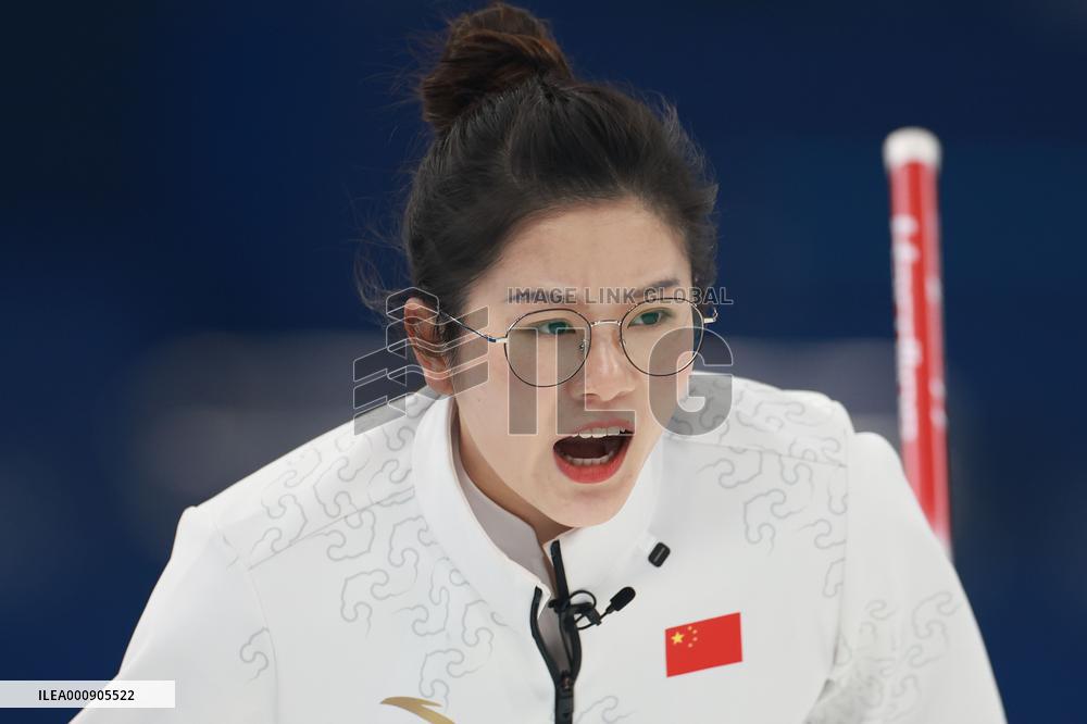 (BEIJING2022)CHINA-BEIJING-WINTER OLYMPIC GAMES-CURLING-MIXED DOUBLES-CHINA VS CZECH REPUBLIC (CN)