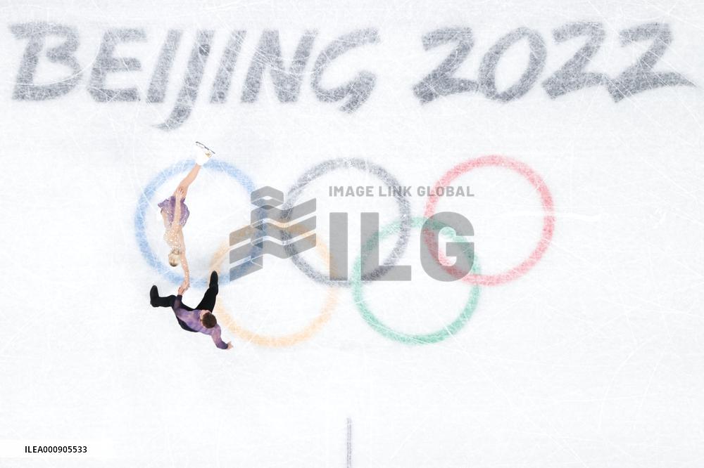 (BEIJING2022)CHINA-BEIJING-FIGURE SKATING-TEAM EVENT-PAIRS-FREE SKATING (CN