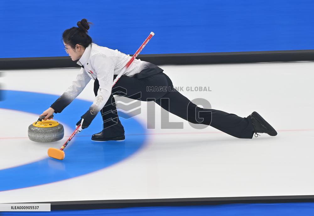 (BEIJING2022)CHINA-BEIJING-WINTER OLYMPIC GAMES-CURLING-MIXED DOUBLES-CHINA VS CZECH REPUBLIC (CN)