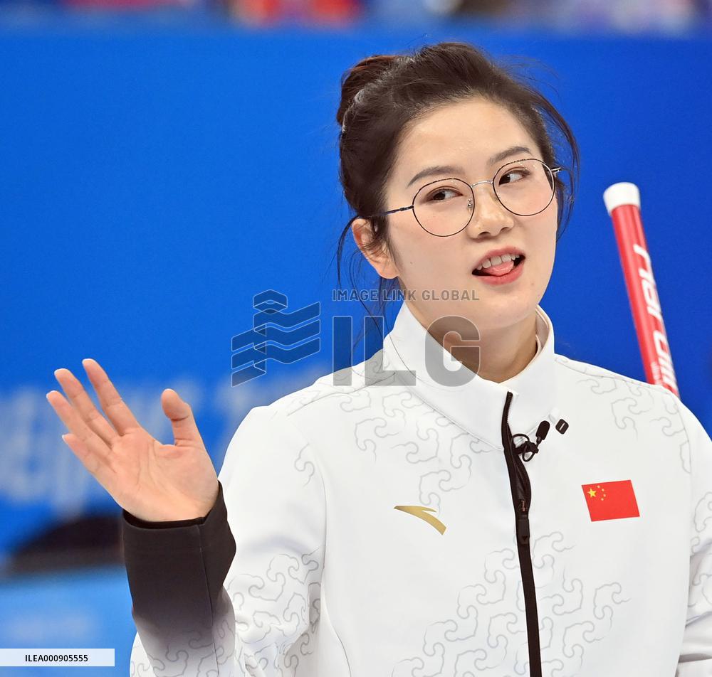 (BEIJING2022)CHINA-BEIJING-WINTER OLYMPIC GAMES-CURLING-MIXED DOUBLES-CHINA VS CZECH REPUBLIC (CN)
