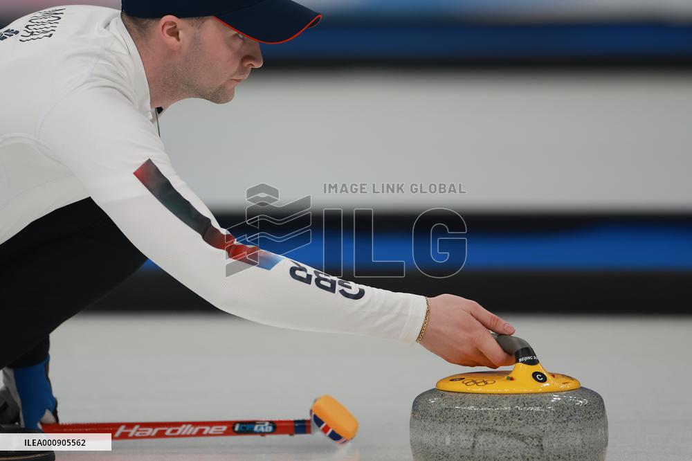 (BEIJING2022)CHINA-BEIJING-WINTER OLYMPIC GAMES-CURLING-MIXED DOUBLES-BRITAIN VS U.S (CN)
