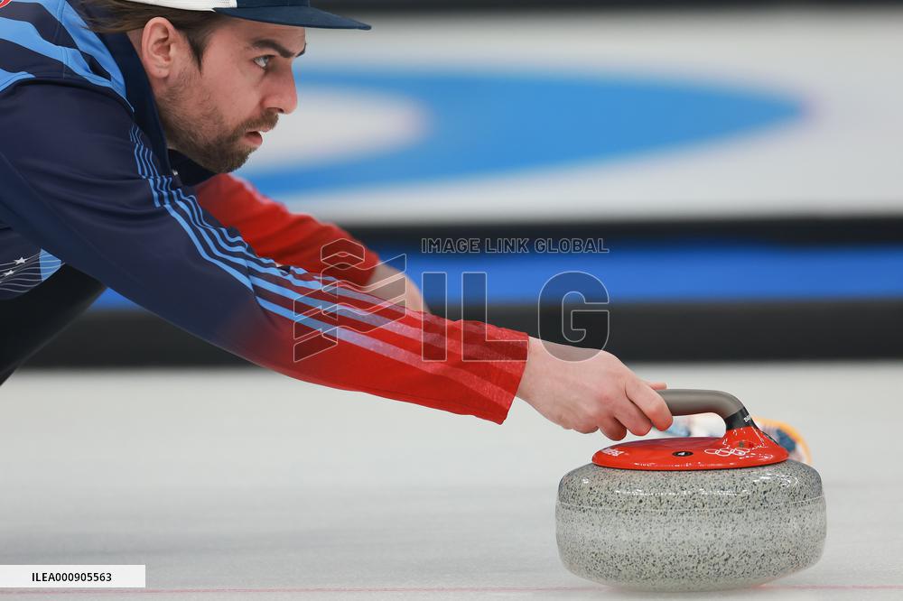 (BEIJING2022)CHINA-BEIJING-WINTER OLYMPIC GAMES-CURLING-MIXED DOUBLES-BRITAIN VS U.S (CN)