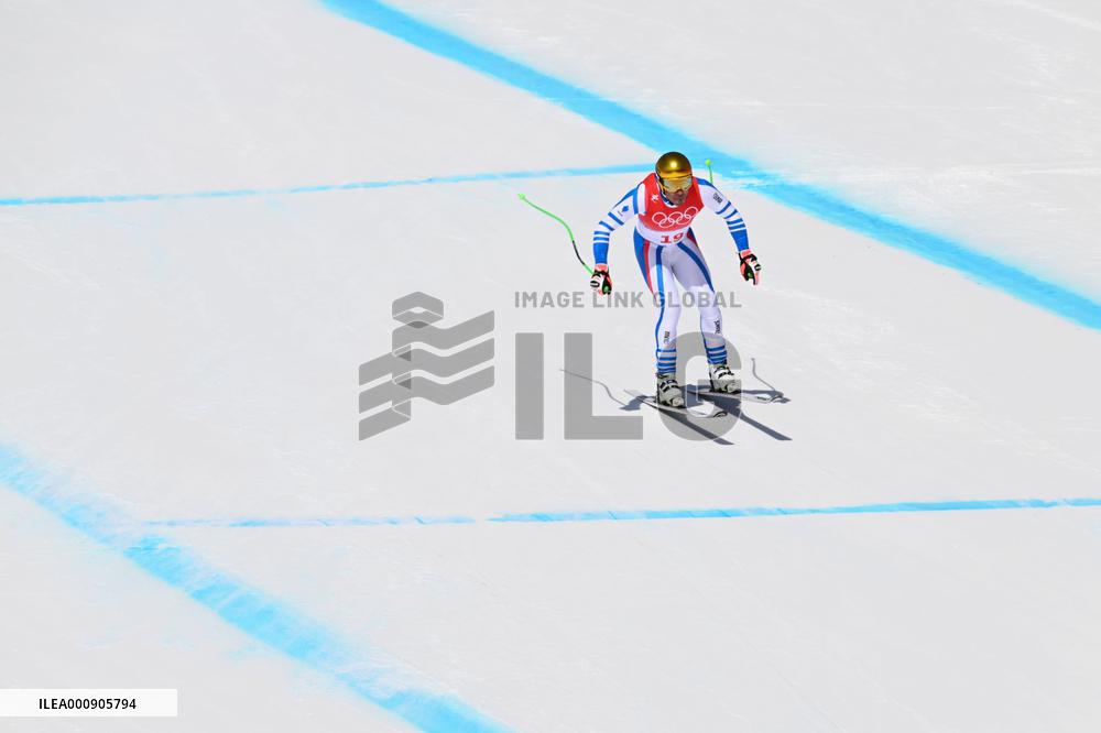 (BEIJING2022)CHINA-BEIJING-OLYMPIC WINTER GAMES-ALPINE SKIING-MEN'S DOWNHILL (CN)