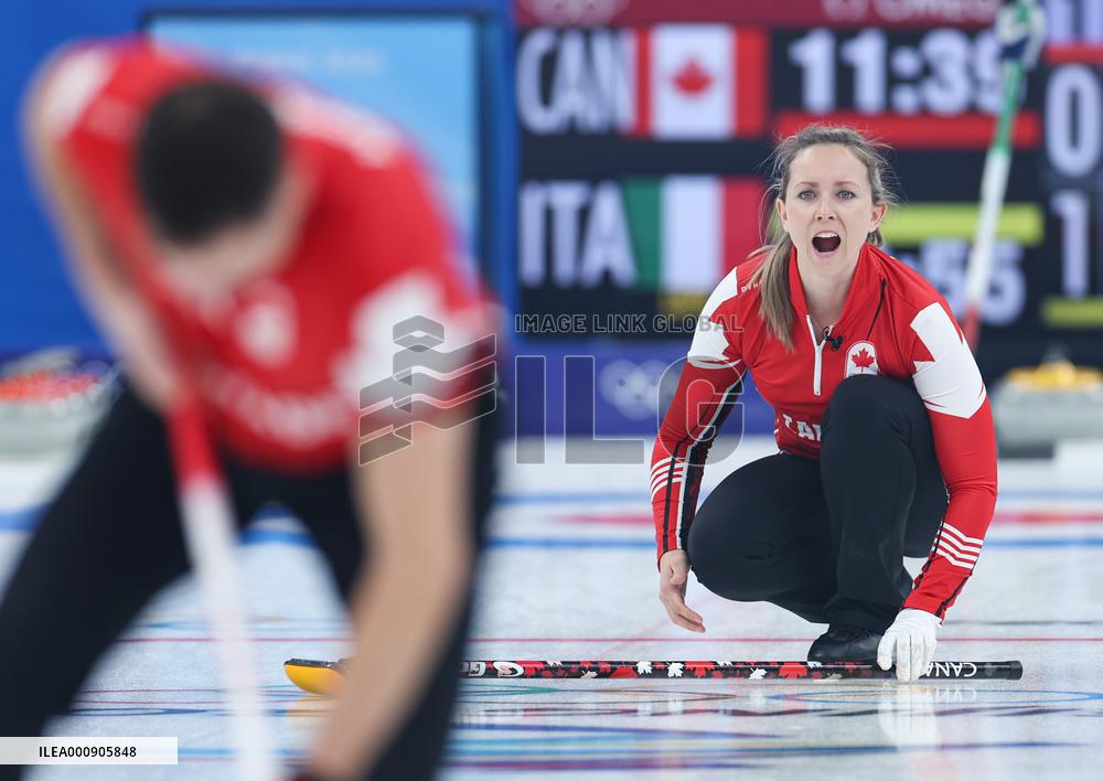 (BEIJING2022)CHINA-BEIJING-WINTER OLYMPIC GAMES-CURLING-MIXED DOUBLES (CN)
