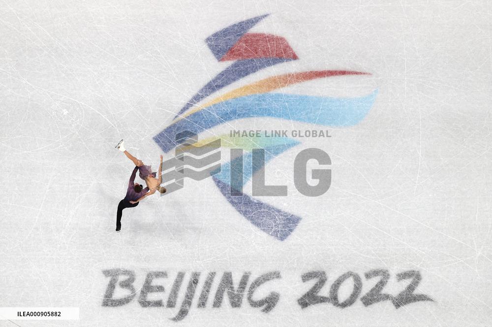 (BEIJING2022)CHINA-BEIJING-OLYMPIC WINTER GAMES-FIGURE SKATING-TEAM EVENT-PAIRS-FREE SKATING (CN)