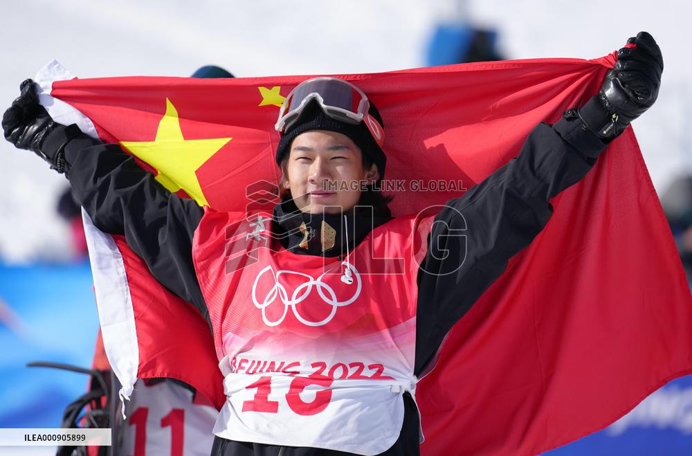 (BEIJING2022)CHINA-ZHANGJIAKOU-OLYMPIC WINTER GAMES-SNOWBOARD-SLOPESTYLE-FINAL (CN)
