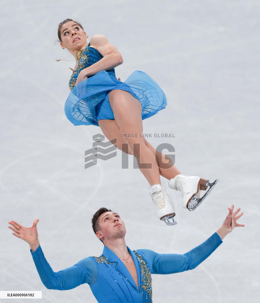 (BEIJING2022)CHINA-BEIJING-OLYMPIC WINTER GAMES-FIGURE SKATING-TEAM EVENT-PAIRS-FREE SKATING (CN)