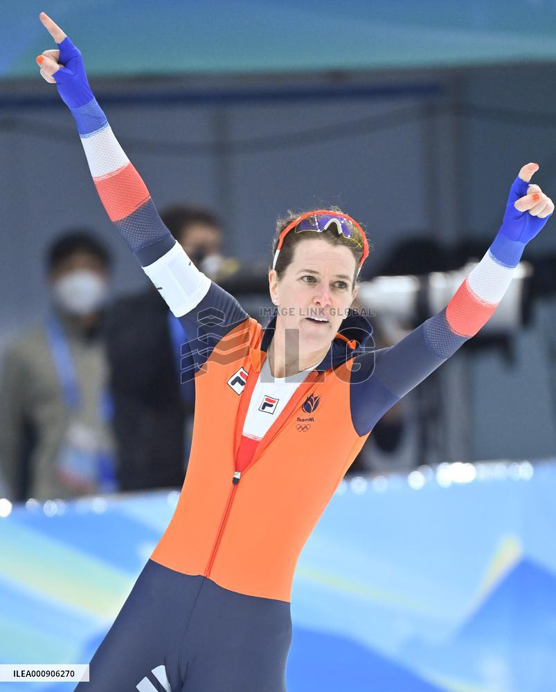(BEIJING2022)CHINA-BEIJING-OLYMPIC WINTER GAMES-SPEED SKATING-WOMEN'S 1,500M (CN)