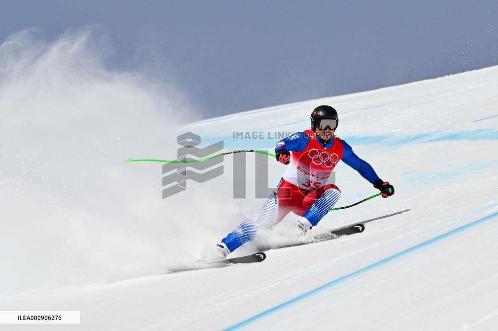 (BEIJING2022) CHINA-BEIJING-OLYMPIC WINTER GAMES-ALPINE SKIING-MEN'S DOWNHILL (CN)