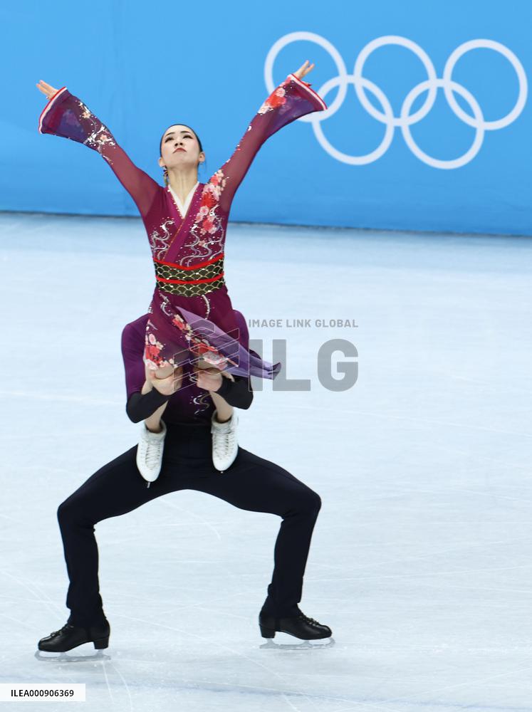 (BEIJING2022)CHINA-BEIJING-WINTER OLYMPIC GAMES-FIGURE SKATING-TEAM EVENT-ICE DANCE-FREE DANCE (CN)