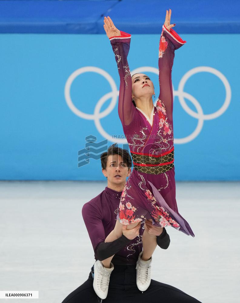 (BEIJING2022)CHINA-BEIJING-WINTER OLYMPIC GAMES-FIGURE SKATING-TEAM EVENT-ICE DANCE-FREE DANCE (CN)