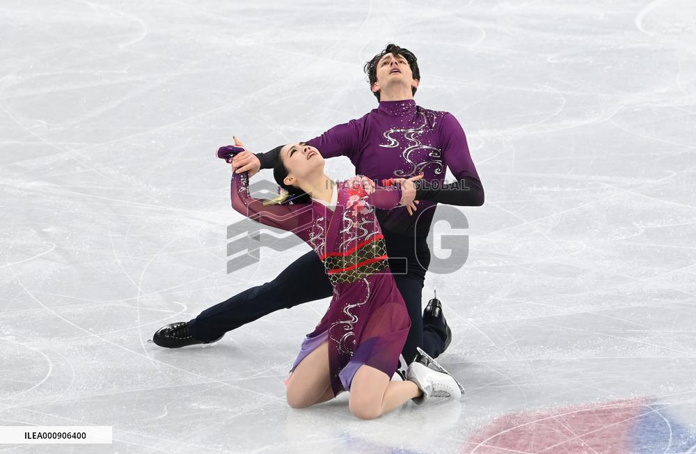 (BEIJING2022)CHINA-BEIJING-WINTER OLYMPIC GAMES-FIGURE SKATING-TEAM EVENT-ICE DANCE-FREE DANCE (CN)
