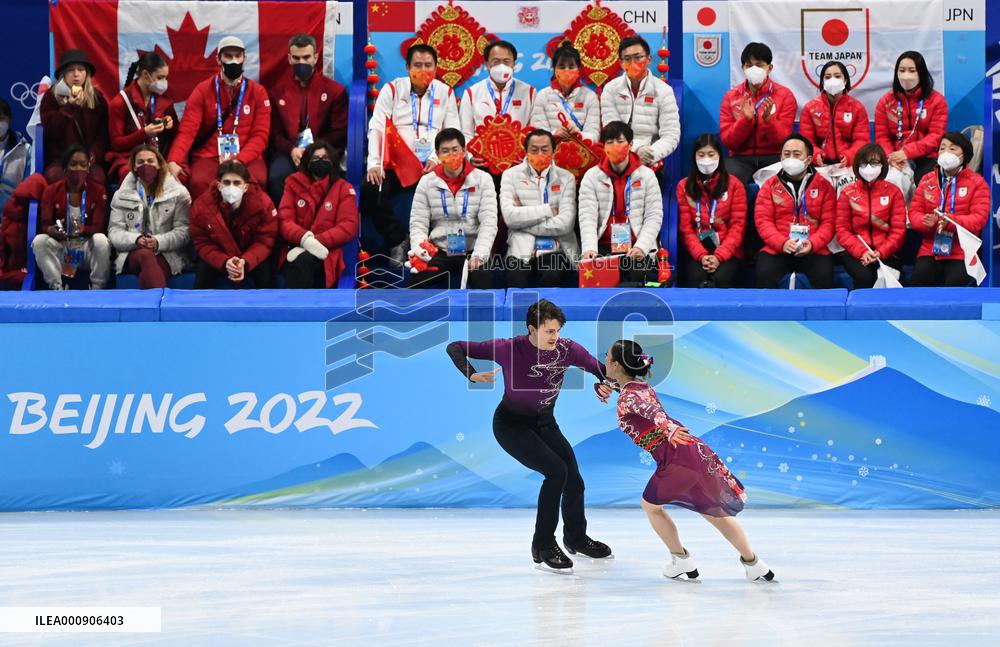 (BEIJING2022)CHINA-BEIJING-WINTER OLYMPIC GAMES-FIGURE SKATING-TEAM EVENT-ICE DANCE-FREE DANCE (CN)