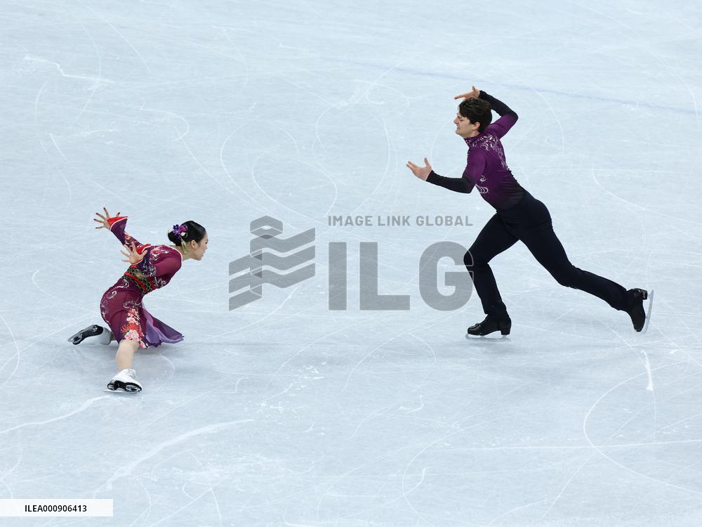 (BEIJING2022)CHINA-BEIJING-WINTER OLYMPIC GAMES-FIGURE SKATING-TEAM EVENT-ICE DANCE-FREE DANCE (CN)