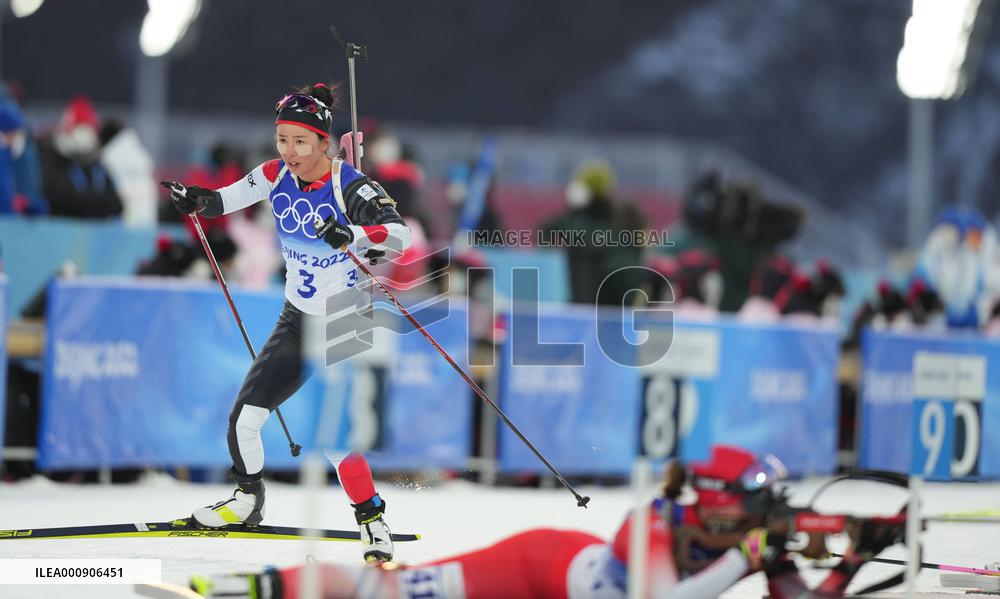 (BEIJING2022)CHINA-ZHANGJIAKOU-OLYMPIC WINTER GAMES-BIATHLON-WOMEN'S 15KM INDIVIDUAL (CN)