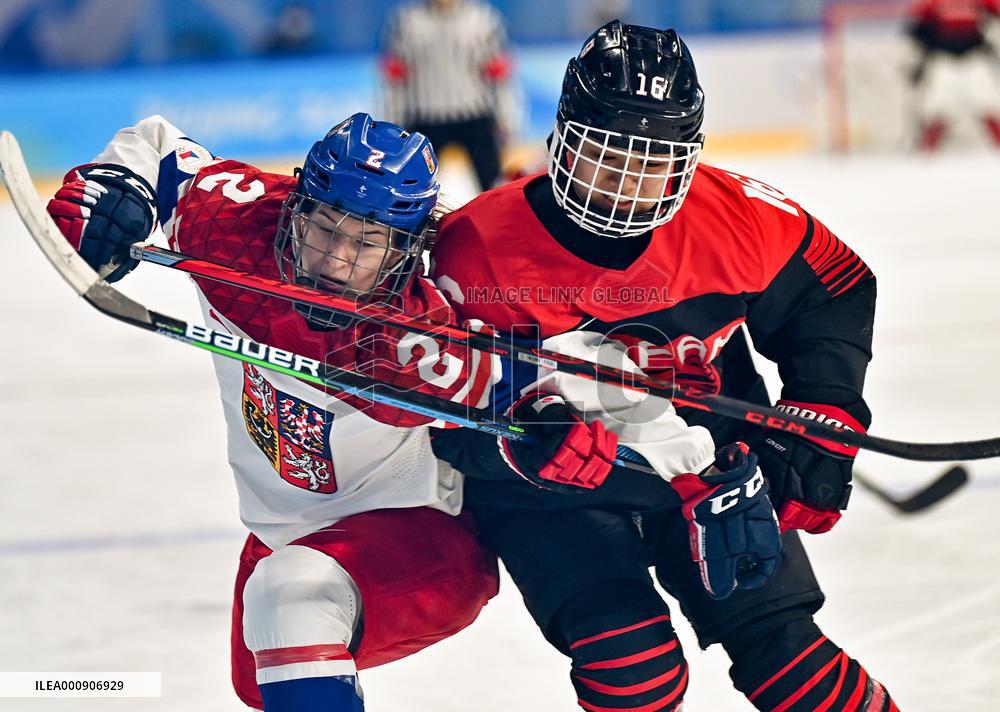 (BEIJING2022)CHINA-BEIJING-OLYMPIC WINTER GAMES-ICE HOCKEY-WOMEN'S PRELIMINARY-JAPAN VS CZE(CN)