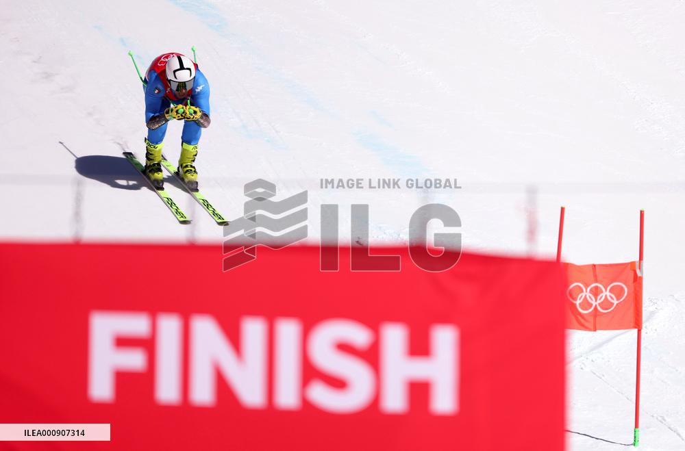 (BEIJING2022) CHINA-BEIJING-OLYMPIC WINTER GAMES-ALPINE SKIING-MEN'S SUPER-G (CN)