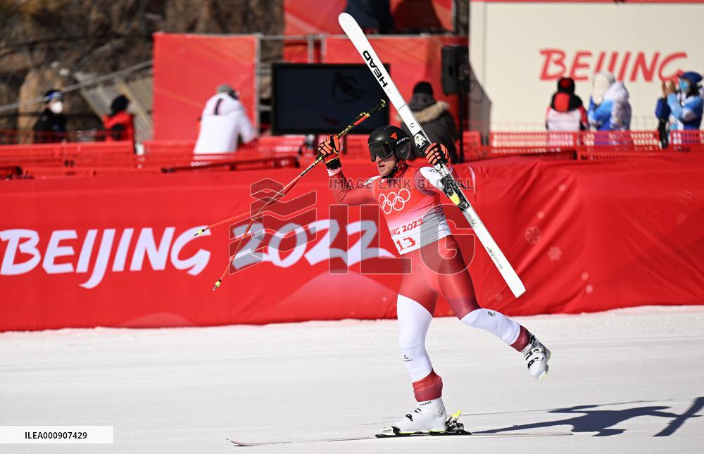 (BEIJING2022)CHINA-BEIJING-OLYMPIC WINTER GAMES-ALPINE SKIING-MEN'S SUPER-G (CN)