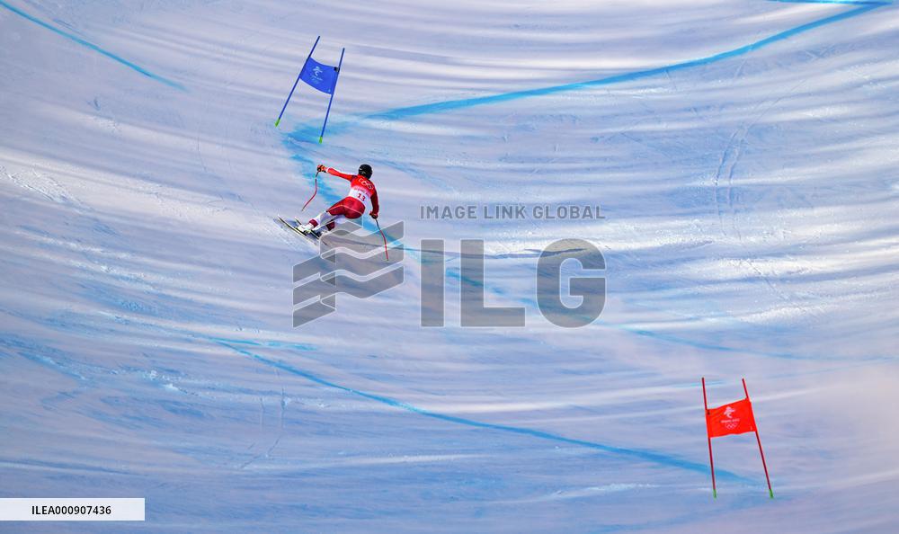 (BEIJING2022)CHINA-BEIJING-OLYMPIC WINTER GAMES-ALPINE SKIING-MEN'S SUPER-G (CN)
