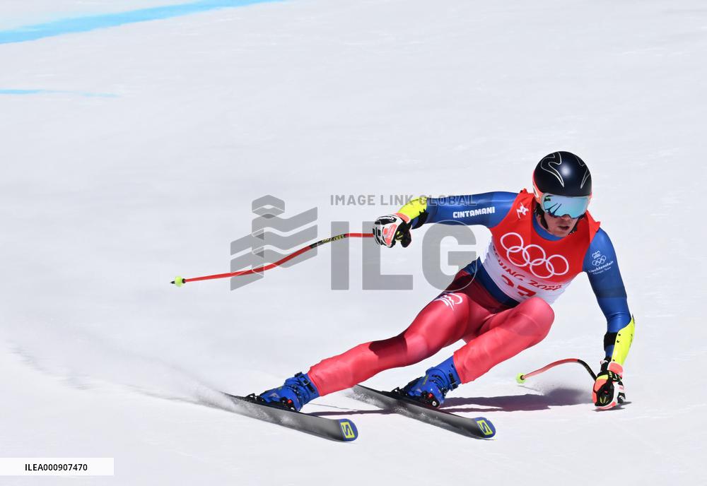 (BEIJING2022) CHINA-BEIJING-OLYMPIC WINTER GAMES-ALPINE SKIING-MEN'S SUPER-G (CN)