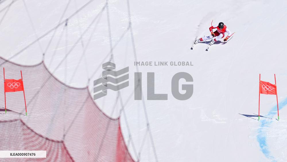 (BEIJING2022) CHINA-BEIJING-OLYMPIC WINTER GAMES-ALPINE SKIING-MEN'S SUPER-G (CN)