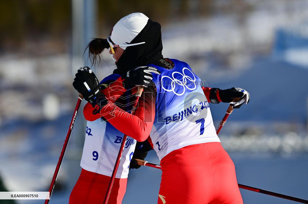 (BEIJING2022)CHINA-ZHANGJIAKOU-OLYMPIC WINTER GAMES-CROSS-COUNTRY SKIING-WOMEN'S SPRINT FREE-QUALIFICATION (CN)