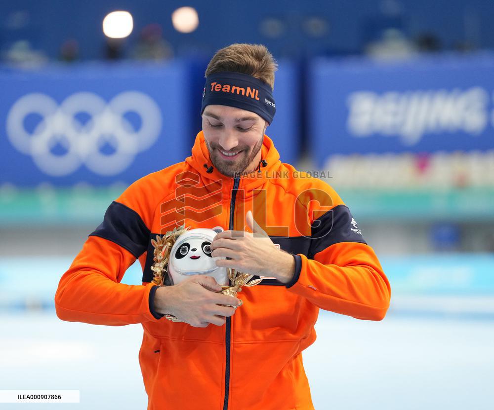 (BEIJING2022)CHINA-BEIJING-OLYMPIC WINTER GAMES-SPEED SKATING-MEN'S 1,500M (CN)