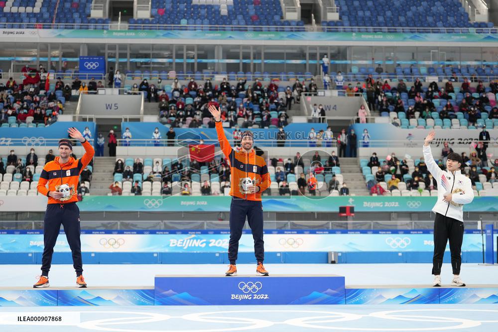 (BEIJING2022)CHINA-BEIJING-OLYMPIC WINTER GAMES-SPEED SKATING-MEN'S 1,500M (CN)