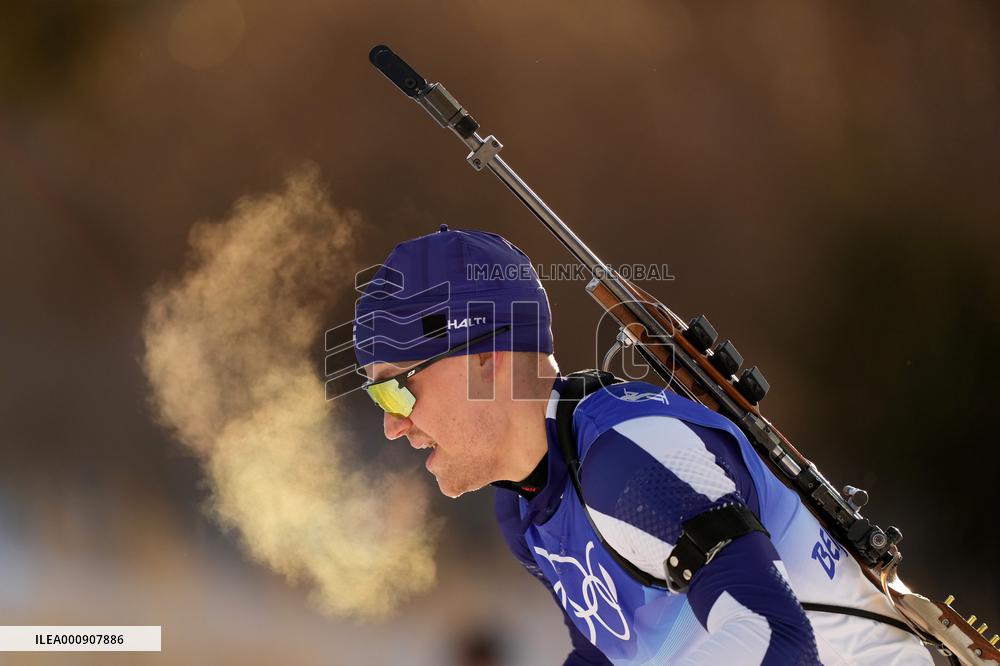(BEIJING2022)CHINA-ZHANGJIAKOU-OLYMPIC WINTER GAMES-BIATHLON-MEN'S 20KM INDIVIDUAL (CN)