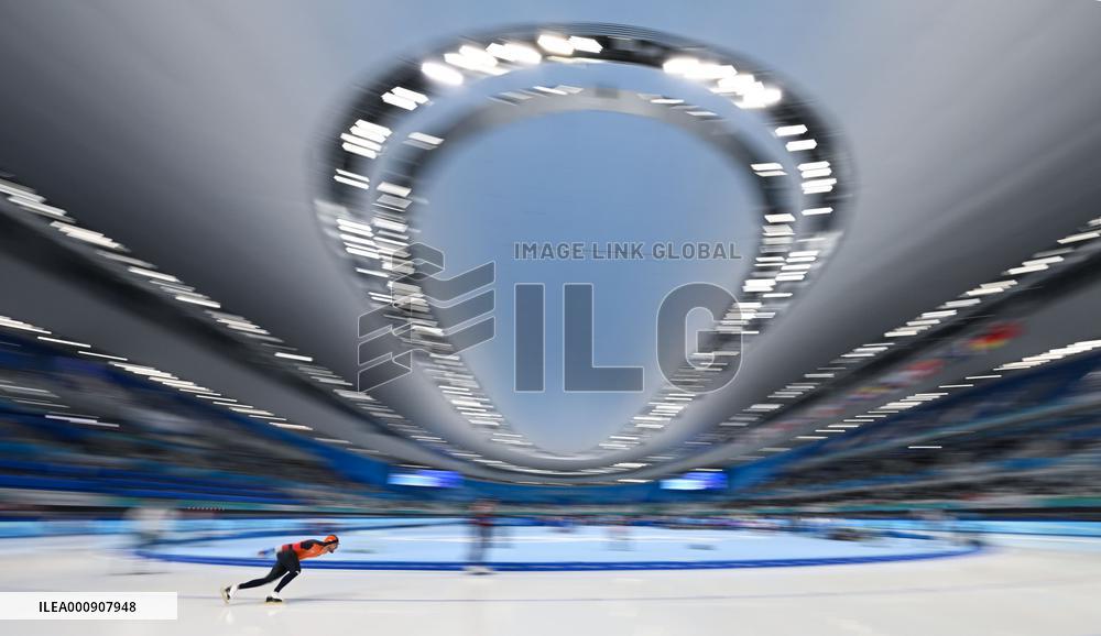 (BEIJING2022)CHINA-BEIJING-OLYMPIC WINTER GAMES-SPEED SKATING-MEN'S 1,500M (CN)