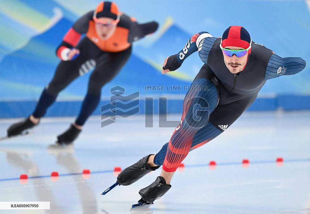 (BEIJING2022)CHINA-BEIJING-OLYMPIC WINTER GAMES-SPEED SKATING-MEN'S 1,500M (CN)