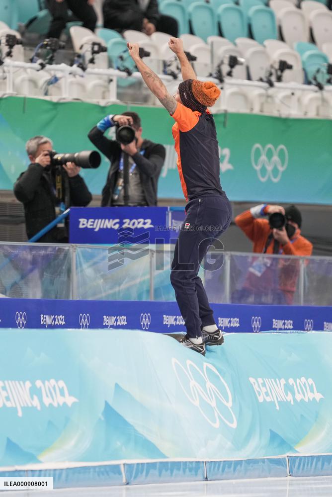 (BEIJING2022)CHINA-BEIJING-OLYMPIC WINTER GAMES-SPEED SKATING-MEN'S 1,500M (CN)
