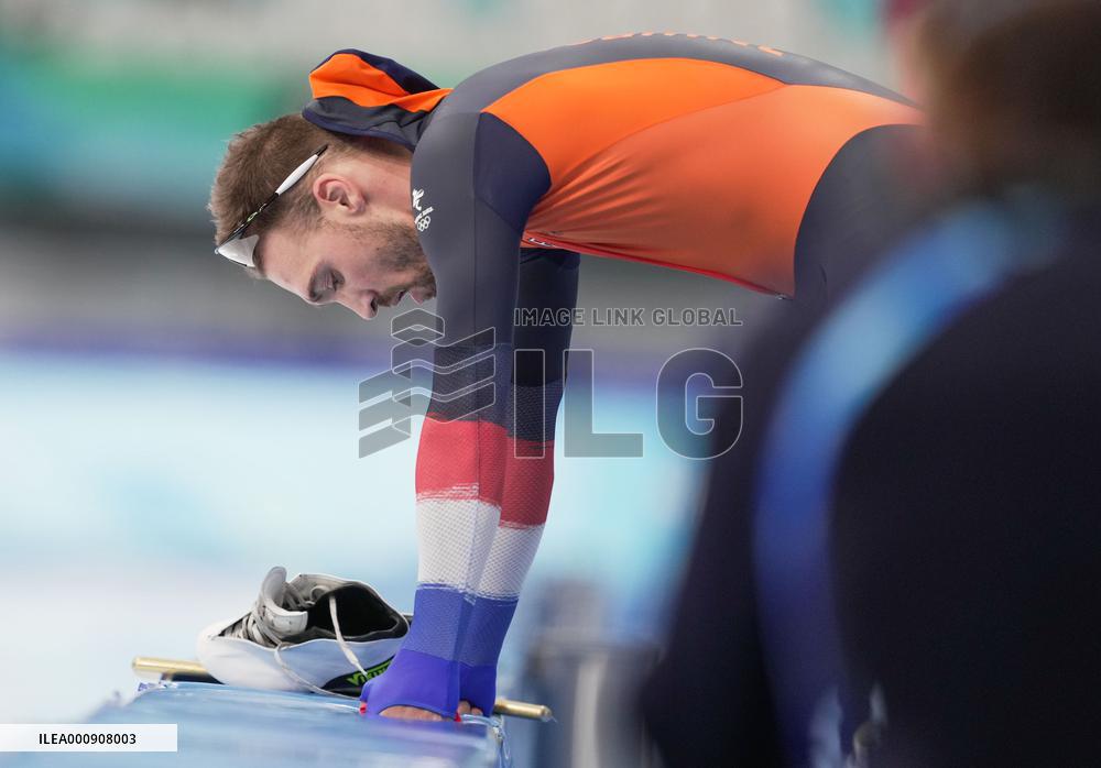 (BEIJING2022)CHINA-BEIJING-OLYMPIC WINTER GAMES-SPEED SKATING-MEN'S 1,500M (CN)