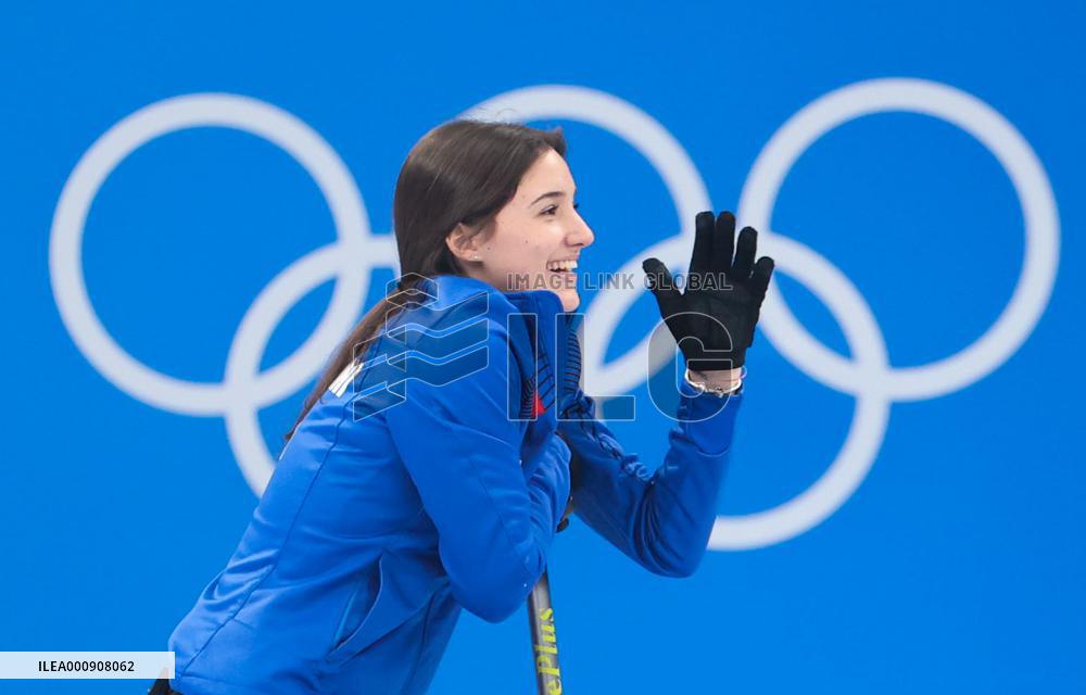 (BEIJING2022)CHINA-BEIJING-WINTER OLYMPIC GAMES-CURLING-MIXED DOUBLES-GOLD MEDAL GAME-ITALY VS NORWAY(CN)