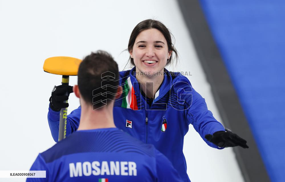 (BEIJING2022)CHINA-BEIJING-WINTER OLYMPIC GAMES-CURLING-MIXED DOUBLES-GOLD MEDAL GAME-ITALY VS NORWAY(CN)