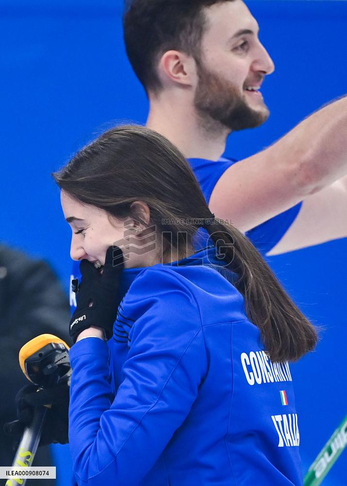 (BEIJING2022)CHINA-BEIJING-WINTER OLYMPIC GAMES-CURLING-MIXED DOUBLES-GOLD MEDAL GAME-ITALY VS NORWAY(CN)