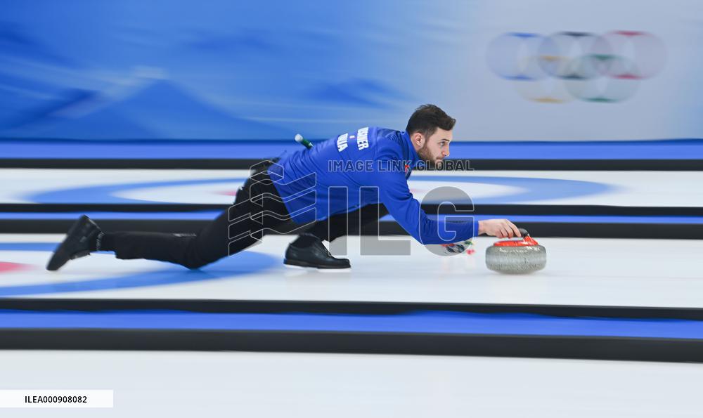 (BEIJING2022)CHINA-BEIJING-WINTER OLYMPIC GAMES-CURLING-MIXED DOUBLES-GOLD MEDAL GAME-ITALY VS NORWAY(CN)