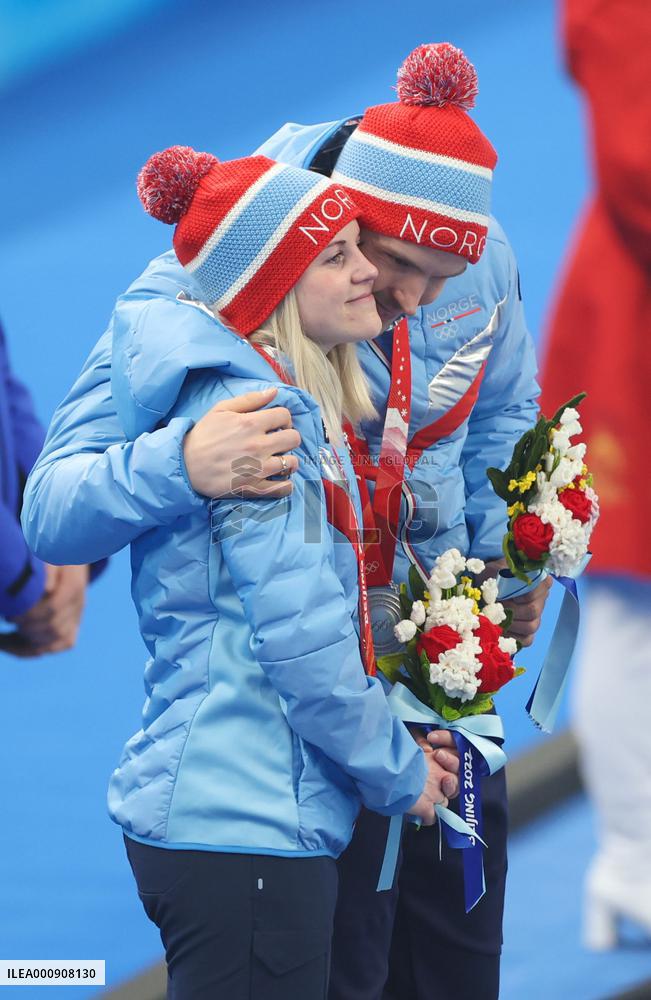 (BEIJING2022)CHINA-BEIJING-WINTER OLYMPIC GAMES-CURLING-MIXED DOUBLES-GOLD MEDAL GAME-ITALY VS NORWAY(CN)