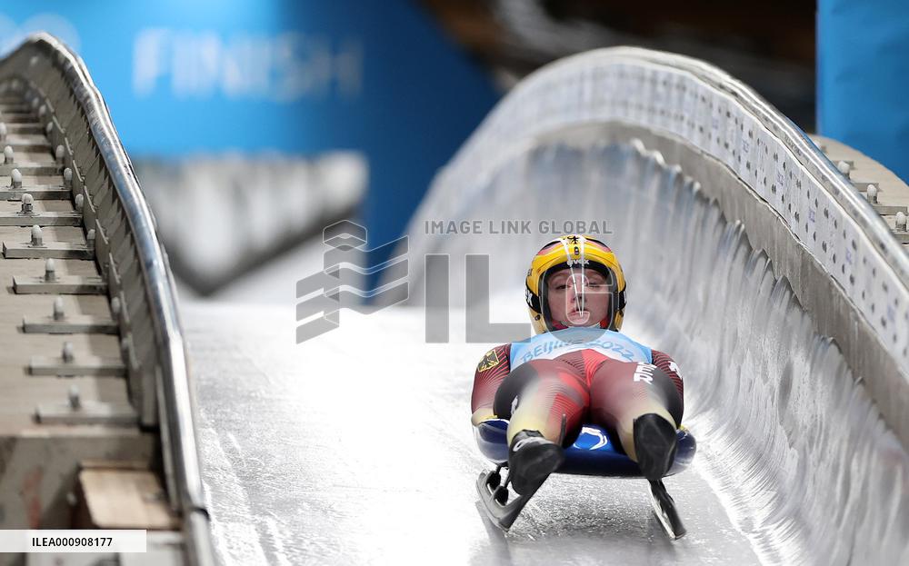 (BEIJING2022)CHINA-BEIJING-YANQING-OLYMPIC WINTER GAMES-LUGE-WOMEN'S SINGLES (CN)