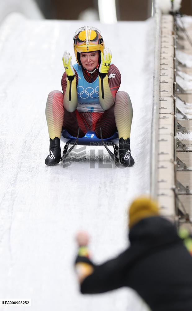 (BEIJING2022)CHINA-BEIJING-YANQING-OLYMPIC WINTER GAMES-LUGE-WOMEN'S SINGLES (CN)