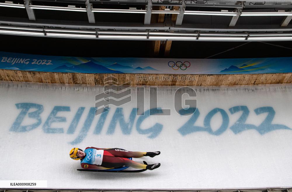 (BEIJING2022)CHINA-BEIJING-YANQING-OLYMPIC WINTER GAMES-LUGE-WOMEN'S SINGLES (CN)