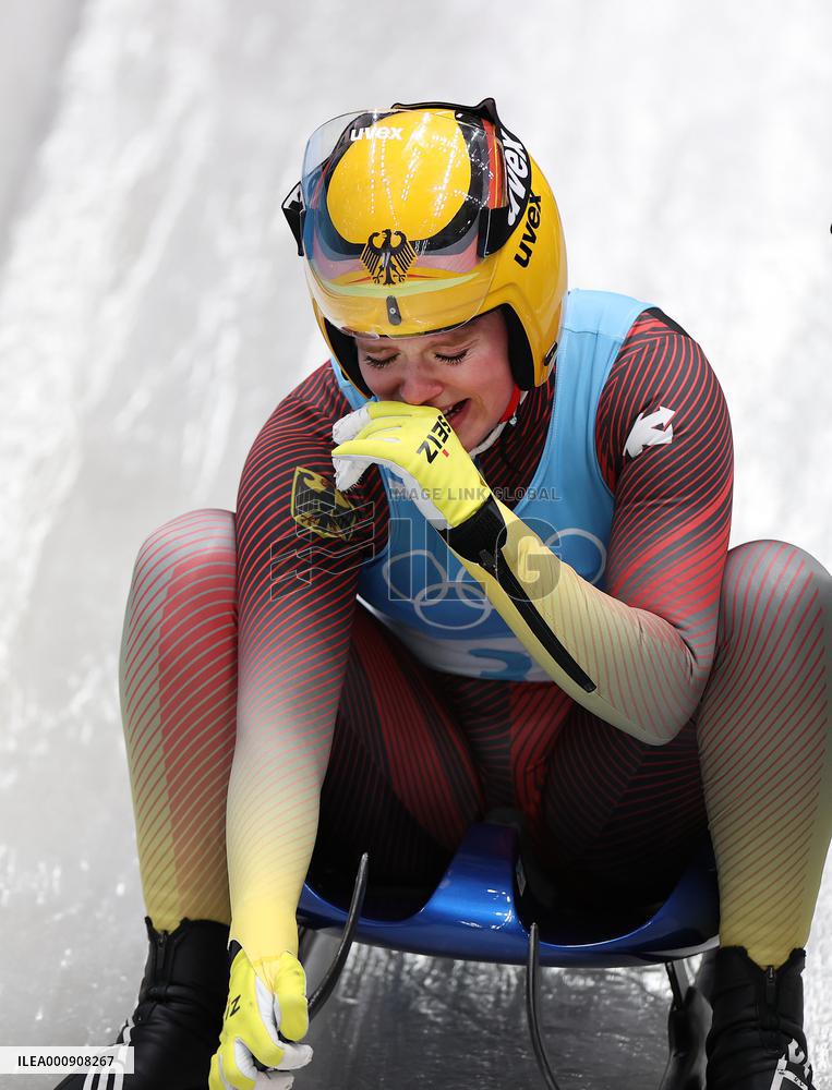 (BEIJING2022)CHINA-BEIJING-YANQING-OLYMPIC WINTER GAMES-LUGE-WOMEN'S SINGLES (CN)