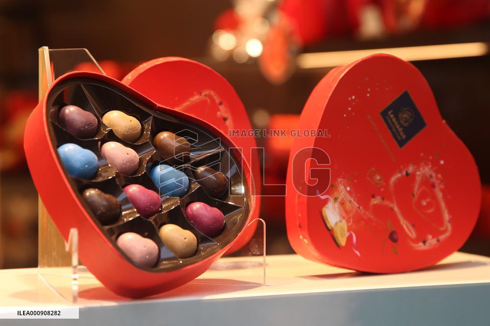 BELGIUM-BRUSSELS-VALENTINE'S DAY-CHOCOLATE
