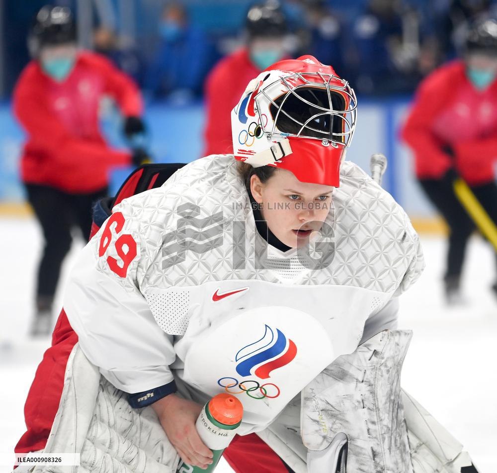 (BEIJING2022)CHINA-BEIJING-OLYMPIC WINTER GAMES-ICE HOCKEY-WOMEN'S PRELIMINARY-FIN VS ROC(CN)