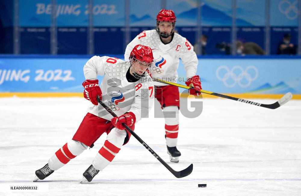 (BEIJING2022)CHINA-BEIJING-OLYMPIC WINTER GAMES-ICE HOCKEY-WOMEN'S PRELIMINARY-FIN VS ROC(CN)
