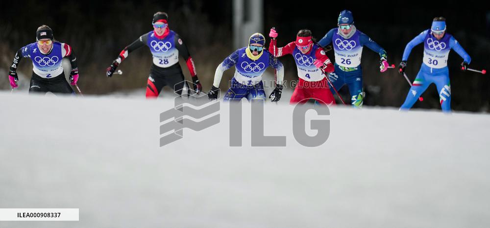 (BEIJING2022)CHINA-ZHANGJIAKOU-OLYMPIC WINTER GAMES-CROSS-COUNTRY SKIING-WOMEN'S SPRINT FREE-QUARTERFINAL (CN)