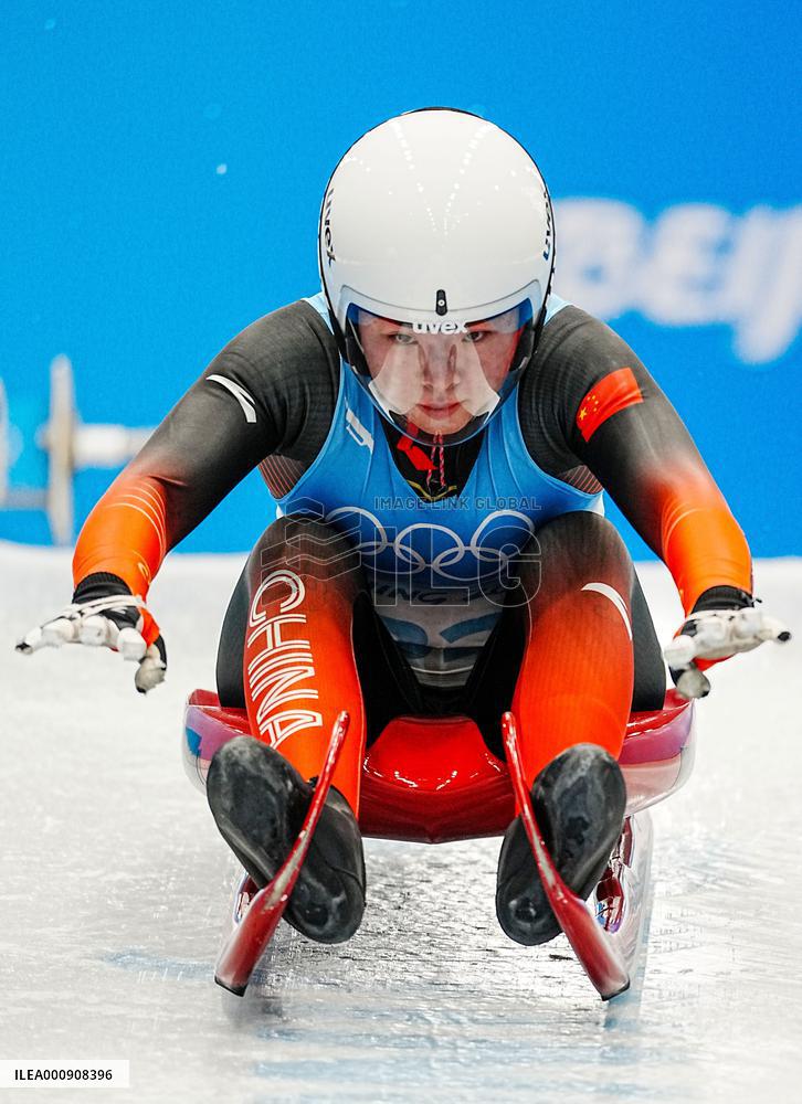 (BEIJING2022)CHINA-BEIJING-YANQING-OLYMPIC WINTER GAMES-LUGE-WOMEN'S SINGLES (CN)